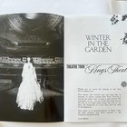 The Marias Not For Radio    winter In The Garden    Tour Kings Theater Program Book