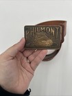 Vintage Bsa Philmont-cimarron N m  Hand Tooled Leather Belt  Brass Buckle 34-38