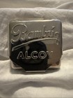 Vintage Bambu Alcoy Metal Tin Match Safe Holder Made In Spain With Papers