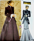 Butterick 4954 Costume Pattern Making History Victorian Edwardian Jacket Skirt