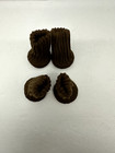 Brown Cat   Dog Paw Socks     4-piece Set