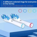 Replacement Brush Heads Compatible With Oral B- Double Clean Design 4 Or 16 Pcs