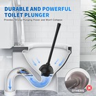 Toilet Plunger And Brush  Bowl Brush And Heavy Duty Toilet Plunger Set With V