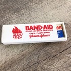 Vintage Band-aid Plastic Travel Dispenser Olympics Usa