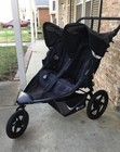Bob Gear Flex Dual 3 0 Jogging Stroller - Graphite Black Double Stroller