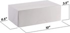 Mt Products White Cupcake Box 10  X 6 5  X 3 5  Bakery Box No-window Pack Of 15