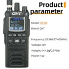Qyt Am fm 27mhz Cb-58 Radio Standard Handheld 40 Channel Am fm Cb Radio