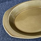 Stavangerflint Pottery Platter Dish Retro Avocado Green Norway 14  Long Mcm Read