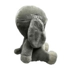 Sad Sam Honey 14    Plush Grey Dog Large Stuffed Toy Sound Works Applause