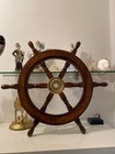 Pirate Nautical Vintage  Wall Ships Decor Sea Brass Boat Gift Antique 24   Wheel