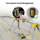Crst Power Strip 10 Outlets Heavy Duty 15 Ft Cord 2800j Surge Protector 15 Amp