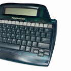 Alphasmart 3000 Portable Word Processor W  Case  Manual   Usb - Tested Working