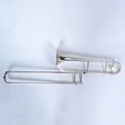 Vincent Bach Stradivarius Model 42 Straight Tenor Trombone  Silver Finish W case