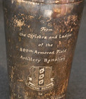 Cold War Army 599th Armored Field Artillery Bn Presented Cocktail Shaker  Herman