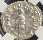 Beautiful Ngc Graded Ancient Roman Denarius Child Emperor Gordian Iii 238-244ad