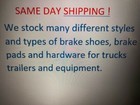  3722-c-497  3722g501 Parking Brake Shoes   Spring Kit 10  X 3   Ships Same Day 