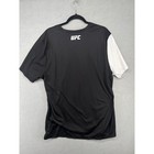 Reebok Ufc Men 2xl Black White Colorblock Graphic Short Sleeve Training T-shirt