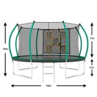 14ft Trampoline With Enclosure ladder  Astm Approval Outdoor Trampoline For Kids