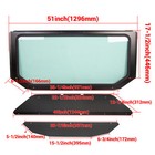 Full Glass Windshield W o Wiper For 17-24 Can-am Maverick X3 Xds Xrs- Uv Protect