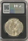 1923 S Peace Dollar Silver Ngcx Mint State 9 2  equals Ngc Ms62  Ngs Black Core