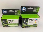 Hp 962xl High Yield Black 962 Cyan magenta yellow Ink Cartridges Exp 10 2026 