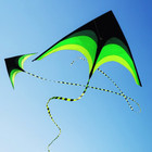 Large Delta Kites Toys For Children Kids Adults Fly Single Line Easily The Beach