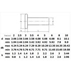 M3 3mm Flat Head Knurling Rivets Solid Aluminum Rivet Fasteners Nuts