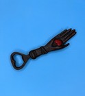 Vintage Antique Style Cast Iron Heart In Hand Odd Fellows Bottle Opener
