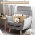 Cotton Rope Baby Basket  Baby  Basket Nursery Laundry Organizer With Cute Bear