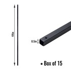 Wrought Iron Balusters  15 Pack Metal Deck Spindles  1 2  Deck Balusters Hollow