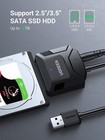 Ugreen Sata To Usb 3 0 Adapter Cable For 3 5 2 5 Inch Ssd hdd Hard Black 