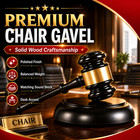 Wooden Gavel Sound Block Set For Lawyer Judge Auction Meeting Gift Office Use