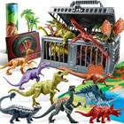 Dinosaur Toys Set For Kids 3-5  17 Pcs Realistic Figures  Play Mat   Storage Cag