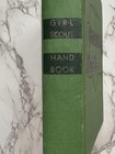 Vtg 1947 Girl Scout Handbook Intermediate Program  Hardcover Green