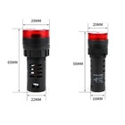 Ad16-22sm Led Flash Alarm Indicator Signal Lamp Buzzer12 24 110 220 380v 16 22mm