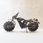 Handmade Recycled Metal Art Motorcycle Model Collection Motorbike Sculpture Toy