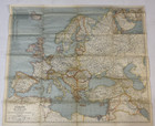National Geographic Map Of Europe And The Near East May  1940 39 X 33 1 2   