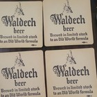 Waldech Beer Coaster Set Of 4  brewed In Limited Stock  Breweriana