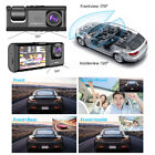 2 Lens Dash Cam 1080p Hd Car Dvr Video Recorder Front inside Camera Night Vision