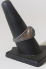 Wicca Witch Estate Prosperity  Affirmation Ring Vintage  Worn Size 8 5  S-2