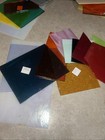 Assorted Stained Glass Sheet Scrap Pieces Lot - Mixed Colors  Price Per 1-2 Lb