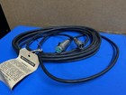 Vintage 1960s Shure 3 Pin Female To 2 Pin Male Microphone Cable - 10 Ft 
