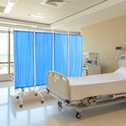 4-panel Medical Privacy Screen With Wheels Privacy Screen Room Divider For Salon