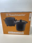 Brand New Toastmaster 4 Qt Black Cauldron Slow Cooker Removable Crock Glass Lid