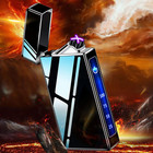 Plasma Dual Arc Lighter usb Rechargeable Lighter With Led Battery Indicator And