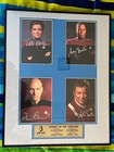 Star Trek The Four Captains Signed Autograph Janeway  Shatner  Kirk  Picard  Coa