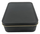Smoking Essentials Tin Travel Kit   2 Glass Pipes  Honey Straw  Rolling Papers