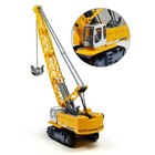 1 87 Scale Excavator Crane Diecast Toy - Metal Construction Vehicle Model
