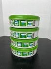 4 Packs Nursery Fresh Diaper Refill Rings Genie Munchkin Step Pails Holds 1088