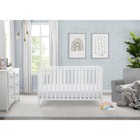 Convertible Crib 4-in-1 Greenguard Gold Certified Bianca White Finish